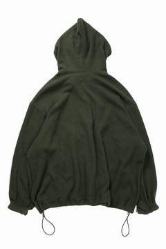 Load image into Gallery viewer, 【SAMPLE SALE】A.F ARTEFACT KNIT CORDUROY HALF ZIP HOODIE (KHAKI)