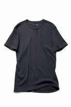 画像をギャラリービューアに読み込む, A.F ARTEFACT REGULAR FIT S/S TOP / WAFFLE KNIT JERSEY (CHARCOAL)