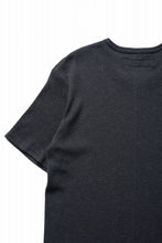 画像をギャラリービューアに読み込む, A.F ARTEFACT REGULAR FIT S/S TOP / WAFFLE KNIT JERSEY (CHARCOAL)