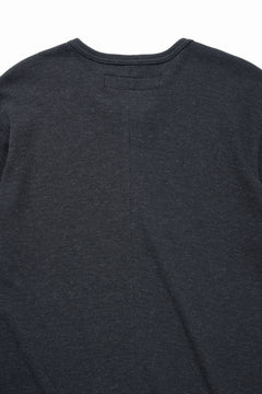 画像をギャラリービューアに読み込む, A.F ARTEFACT REGULAR FIT S/S TOP / WAFFLE KNIT JERSEY (CHARCOAL)