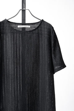 Load image into Gallery viewer, OPPOSE DUALITY exclusive HALF SLEEVE T-SHIRTS WAVE / RUSSELL KNIT JERSEY (BLACK)