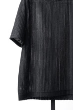 Load image into Gallery viewer, OPPOSE DUALITY exclusive HALF SLEEVE T-SHIRTS WAVE / RUSSELL KNIT JERSEY (BLACK)