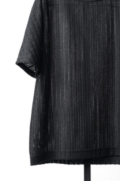 Load image into Gallery viewer, OPPOSE DUALITY exclusive HALF SLEEVE T-SHIRTS WAVE / RUSSELL KNIT JERSEY (BLACK)