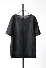 Load image into Gallery viewer, OPPOSE DUALITY exclusive HALF SLEEVE T-SHIRTS WAVE / RUSSELL KNIT JERSEY (BLACK)