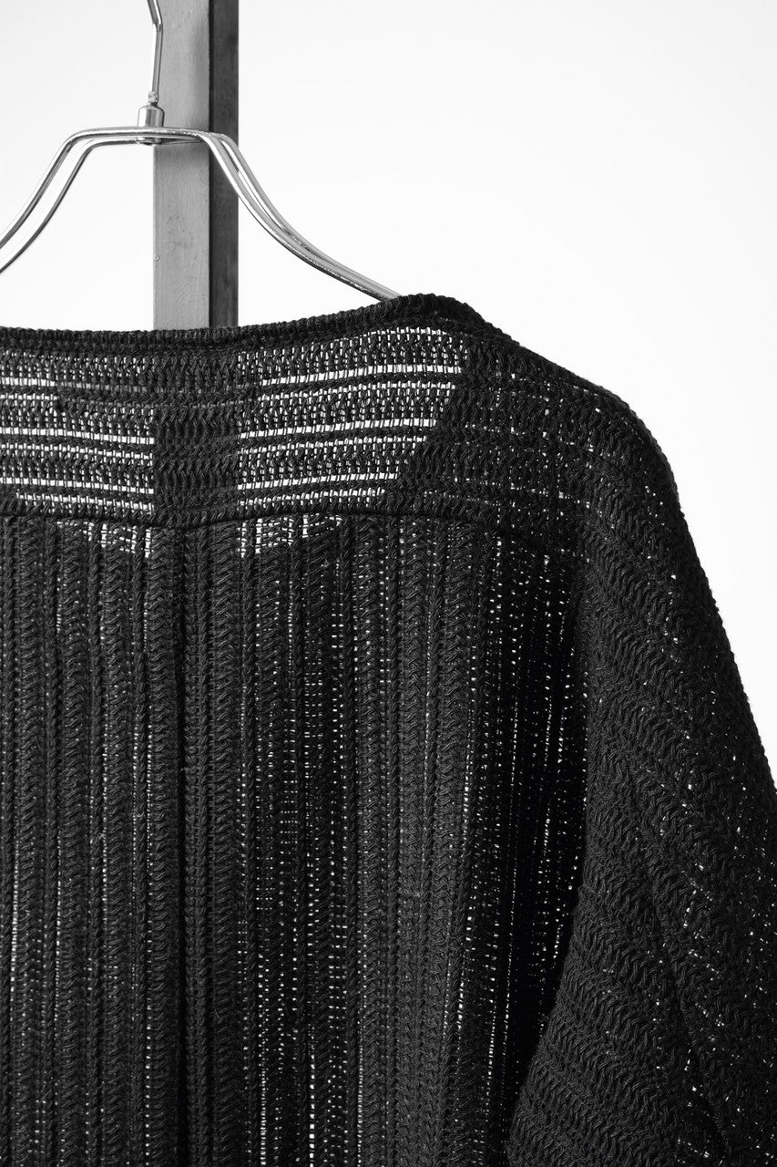 Load image into Gallery viewer, OPPOSE DUALITY exclusive HALF SLEEVE T-SHIRTS WAVE / RUSSELL KNIT JERSEY (BLACK)