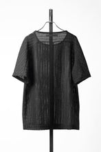 Load image into Gallery viewer, OPPOSE DUALITY exclusive HALF SLEEVE T-SHIRTS WAVE / RUSSELL KNIT JERSEY (BLACK)