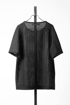 Load image into Gallery viewer, OPPOSE DUALITY exclusive HALF SLEEVE T-SHIRTS WAVE / RUSSELL KNIT JERSEY (BLACK)