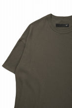 画像をギャラリービューアに読み込む, A.F ARTEFACT OVER SIZE FIT S/S TOP / HONEY COMB WAFFLE KNIT JERSEY (KHAKI)