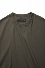 画像をギャラリービューアに読み込む, A.F ARTEFACT OVER SIZE FIT S/S TOP / HONEY COMB WAFFLE KNIT JERSEY (KHAKI)