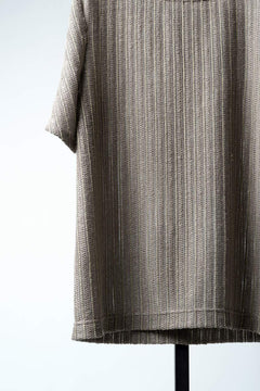 Load image into Gallery viewer, OPPOSE DUALITY exclusive HALF SLEEVE T-SHIRTS WAVE / RUSSELL KNIT JERSEY (BEIGE)