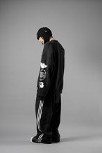 画像をギャラリービューアに読み込む, Y-3 Yohji Yamamoto GRAPHIC CREW SWEAT (BLACK)