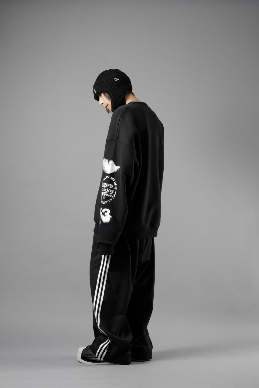 画像をギャラリービューアに読み込む, Y-3 Yohji Yamamoto GRAPHIC CREW SWEAT (BLACK)