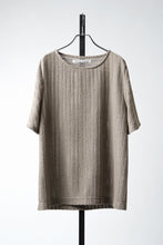 Load image into Gallery viewer, OPPOSE DUALITY exclusive HALF SLEEVE T-SHIRTS WAVE / RUSSELL KNIT JERSEY (BEIGE)