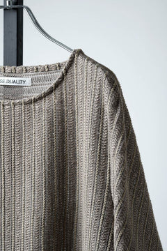 Load image into Gallery viewer, OPPOSE DUALITY exclusive HALF SLEEVE T-SHIRTS WAVE / RUSSELL KNIT JERSEY (BEIGE)