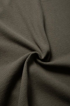 画像をギャラリービューアに読み込む, A.F ARTEFACT OVER SIZE FIT S/S TOP / HONEY COMB WAFFLE KNIT JERSEY (KHAKI)