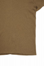 画像をギャラリービューアに読み込む, A.F ARTEFACT REGULAR FIT S/S TOP / WAFFLE KNIT JERSEY (RAW UMBER)