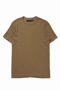 画像をギャラリービューアに読み込む, A.F ARTEFACT REGULAR FIT S/S TOP / WAFFLE KNIT JERSEY (RAW UMBER)