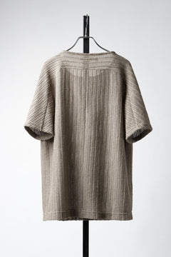 Load image into Gallery viewer, OPPOSE DUALITY exclusive HALF SLEEVE T-SHIRTS WAVE / RUSSELL KNIT JERSEY (BEIGE)