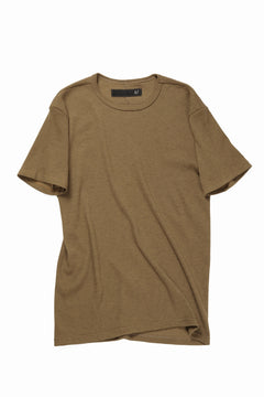 画像をギャラリービューアに読み込む, A.F ARTEFACT REGULAR FIT S/S TOP / WAFFLE KNIT JERSEY (RAW UMBER)