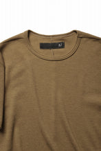 画像をギャラリービューアに読み込む, A.F ARTEFACT REGULAR FIT S/S TOP / WAFFLE KNIT JERSEY (RAW UMBER)