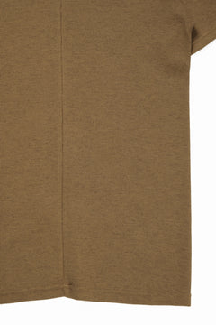 画像をギャラリービューアに読み込む, A.F ARTEFACT REGULAR FIT S/S TOP / WAFFLE KNIT JERSEY (RAW UMBER)