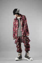 画像をギャラリービューアに読み込む, A.F ARTEFACT BELTED DETAIL JOGGER / JACQUARD ABSTRACT PATTERN (RED)