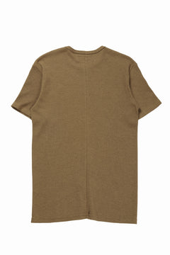 画像をギャラリービューアに読み込む, A.F ARTEFACT REGULAR FIT S/S TOP / WAFFLE KNIT JERSEY (RAW UMBER)