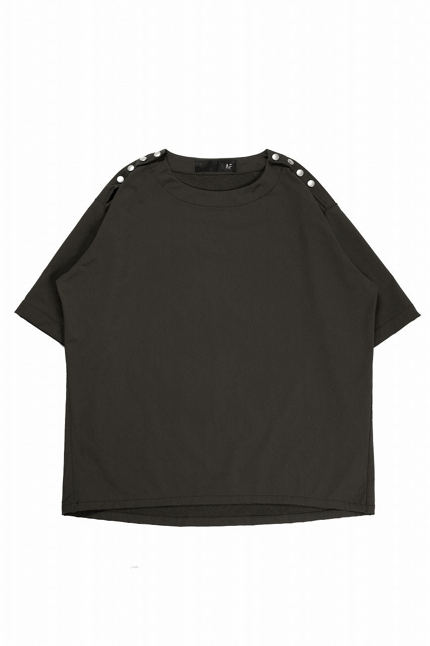 A.F ARTEFACT H/S SNAP PULLOVER / TECH-SMOOTH (KHAKI)の商品ページ