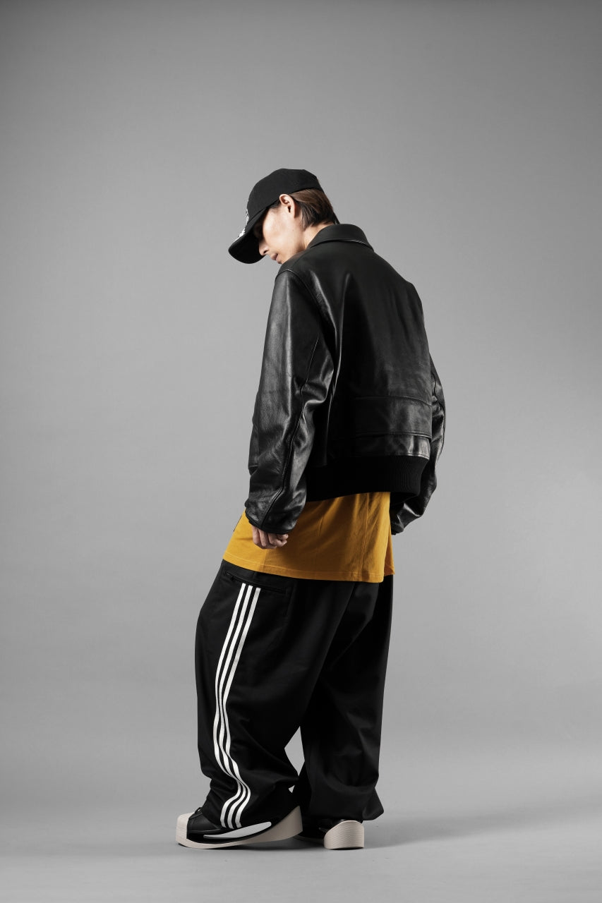画像をギャラリービューアに読み込む, Y-3 Yohji Yamamoto REFINED WOOL STRAIGHT PANTS (BLACK)