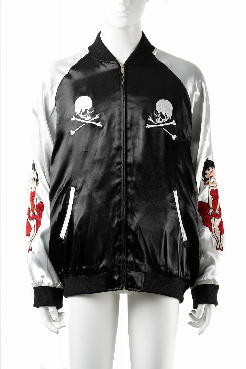画像をギャラリービューアに読み込む, MASTERMIND WORLD x BETTY BOOP™︎ SOUVENIR JACKET (MULTI COLOR)