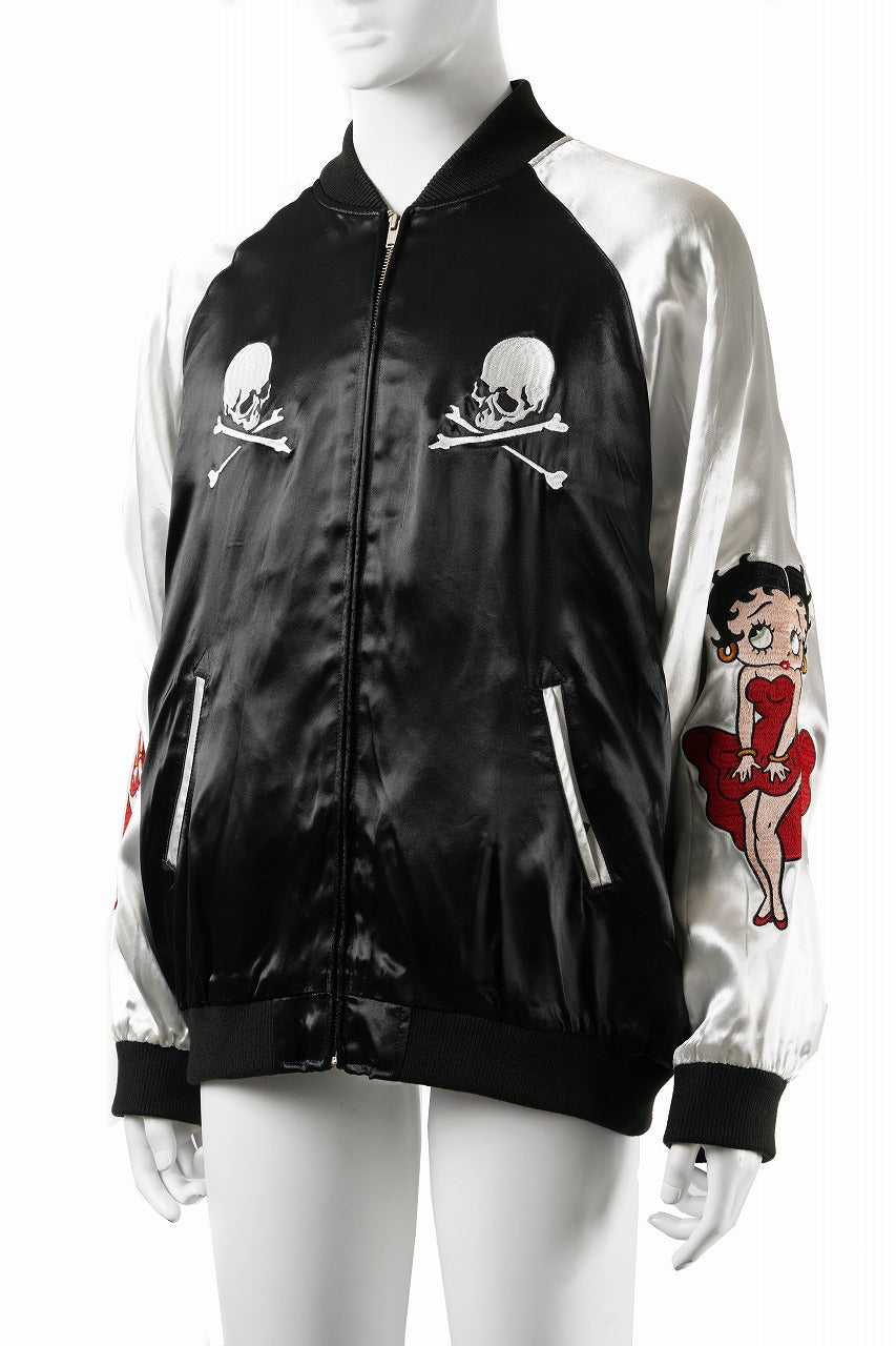 画像をギャラリービューアに読み込む, MASTERMIND WORLD x BETTY BOOP™︎ SOUVENIR JACKET (MULTI COLOR)