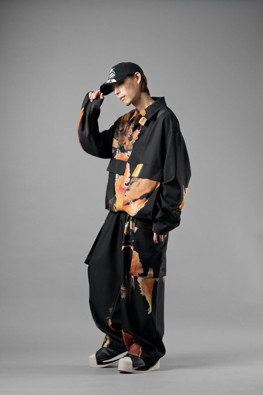 画像をギャラリービューアに読み込む, Y-3 Yohji Yamamoto AOP SPORT UNIFORM COACH JACKET (BLACK + MULTI)