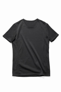 black crow x LOOM exclusive short sleeve tops / gima cotton jersey (BLACK)