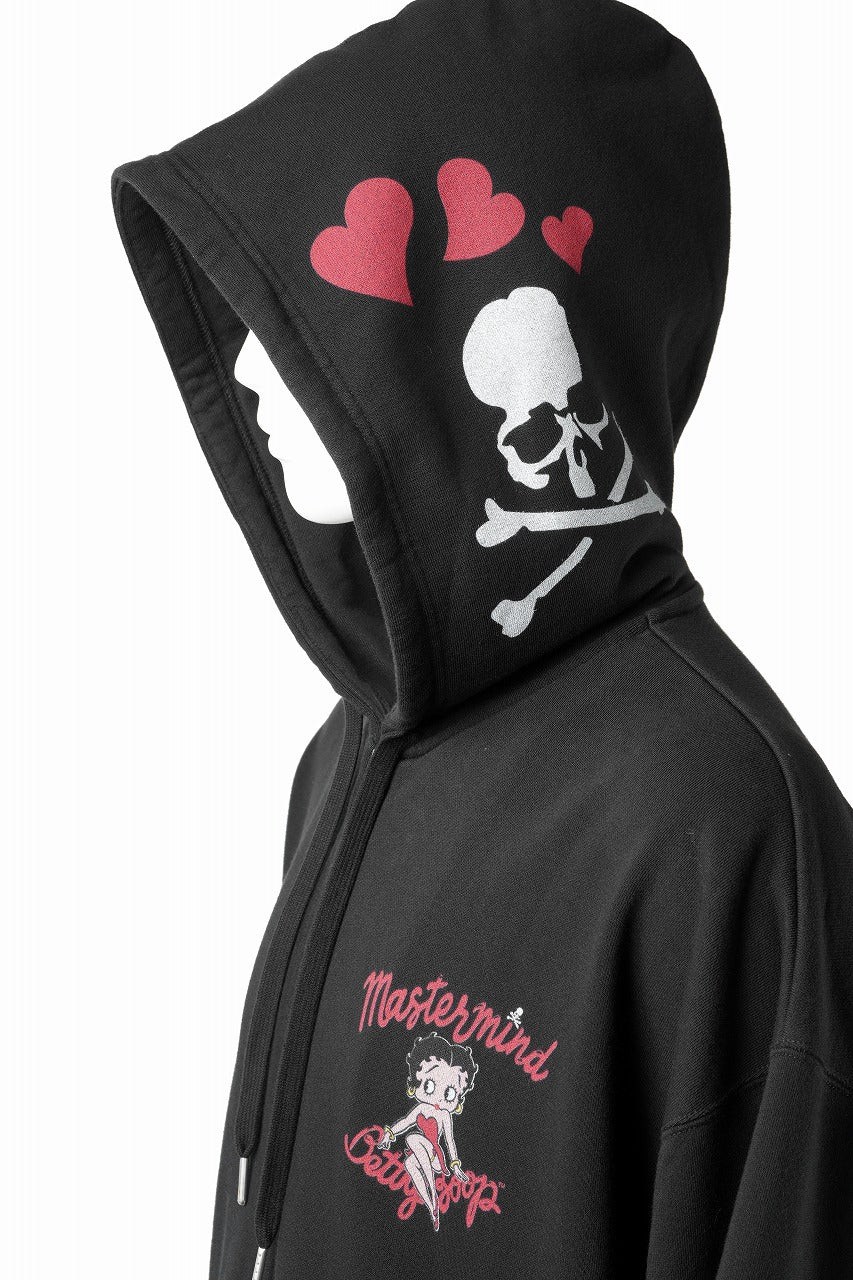 画像をギャラリービューアに読み込む, MASTERMIND WORLD x BETTY BOOP™︎ ZIP UP HOODIE / BOXY FIT (MULTI COLOR)