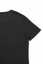 Load image into Gallery viewer, black crow x LOOM exclusive short sleeve tops / gima cotton jersey (BLACK)