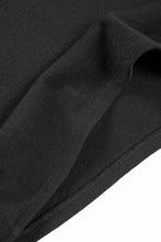 Load image into Gallery viewer, black crow x LOOM exclusive short sleeve tops / gima cotton jersey (BLACK)