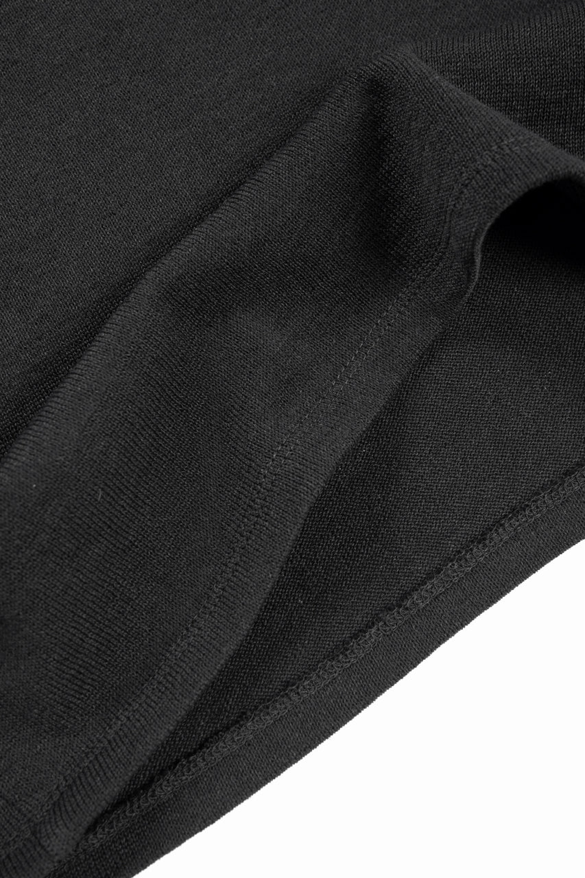 Load image into Gallery viewer, black crow x LOOM exclusive short sleeve tops / gima cotton jersey (BLACK)