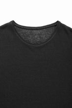 Load image into Gallery viewer, black crow x LOOM exclusive short sleeve tops / gima cotton jersey (BLACK)