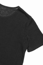 Load image into Gallery viewer, black crow x LOOM exclusive short sleeve tops / gima cotton jersey (BLACK)