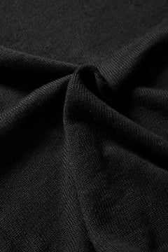 Load image into Gallery viewer, black crow x LOOM exclusive short sleeve tops / gima cotton jersey (BLACK)