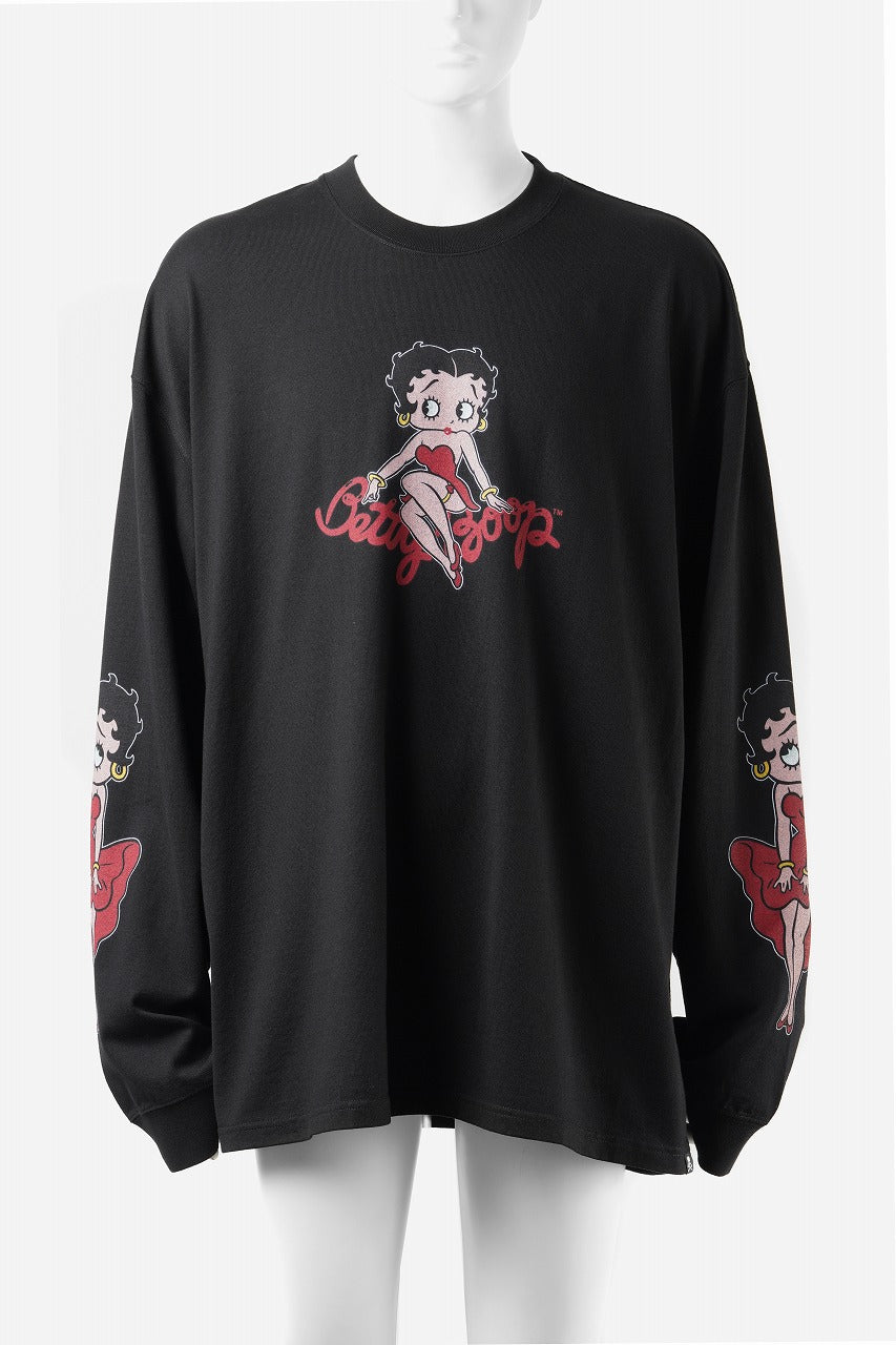 画像をギャラリービューアに読み込む, MASTERMIND WORLD x BETTY BOOP™︎ L/S TEE / BOXY FIT (MULTI COLOR)