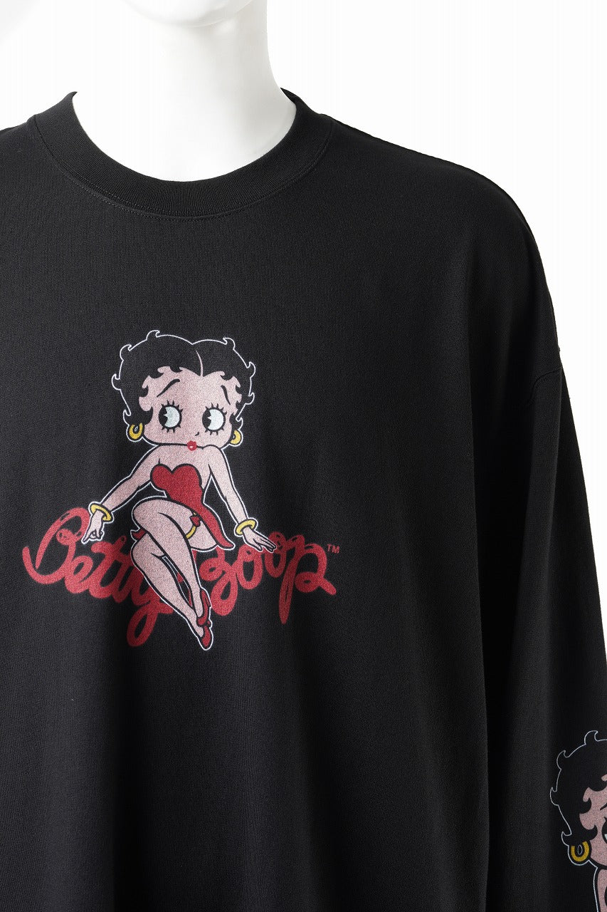画像をギャラリービューアに読み込む, MASTERMIND WORLD x BETTY BOOP™︎ L/S TEE / BOXY FIT (MULTI COLOR)