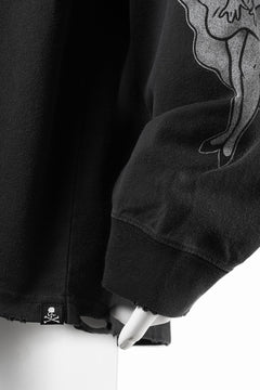 画像をギャラリービューアに読み込む, MASTERMIND WORLD x BETTY BOOP™︎ DAMAGED L/S TEE / BOXY FIT (MONOCHROME)