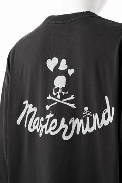 画像をギャラリービューアに読み込む, MASTERMIND WORLD x BETTY BOOP™︎ DAMAGED L/S TEE / BOXY FIT (MONOCHROME)
