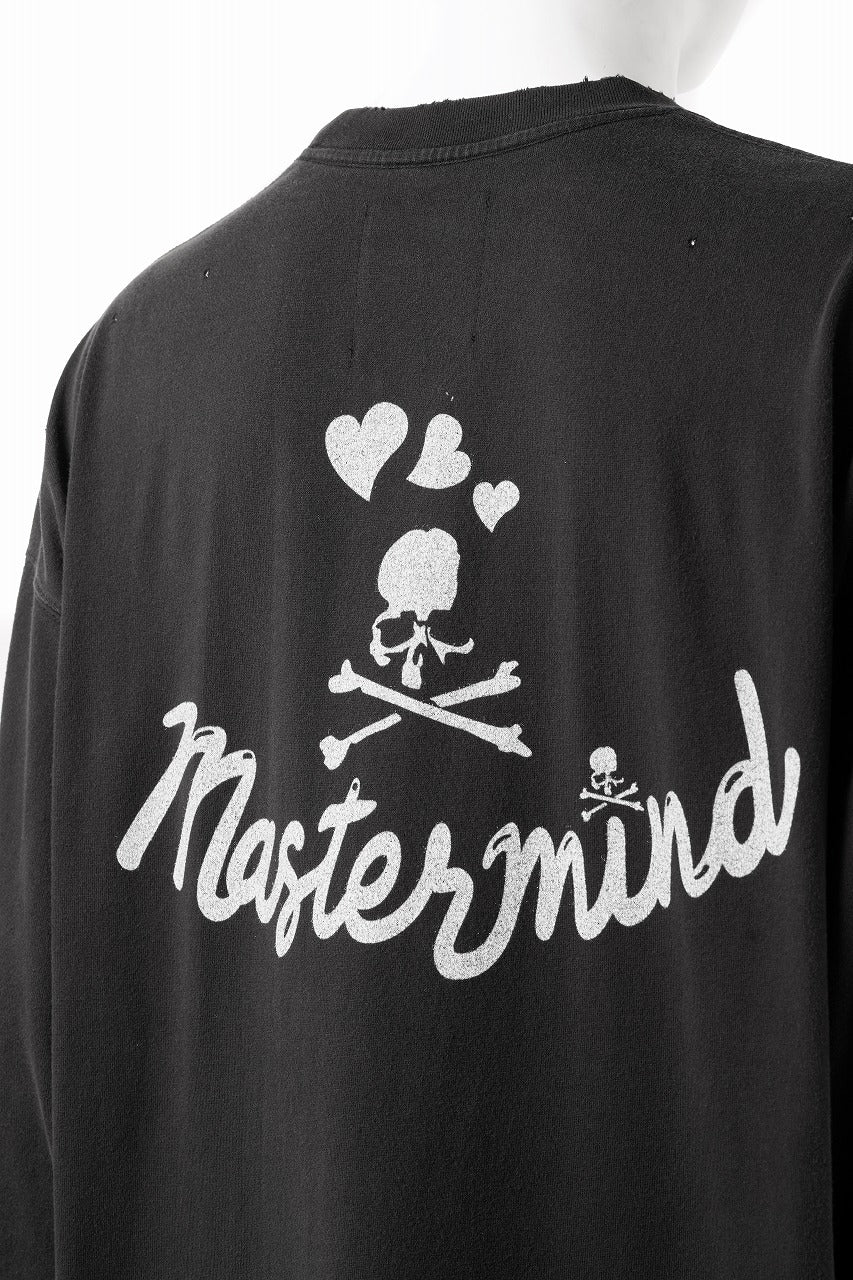 画像をギャラリービューアに読み込む, MASTERMIND WORLD x BETTY BOOP™︎ DAMAGED L/S TEE / BOXY FIT (MONOCHROME)