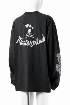 画像をギャラリービューアに読み込む, MASTERMIND WORLD x BETTY BOOP™︎ DAMAGED L/S TEE / BOXY FIT (MONOCHROME)