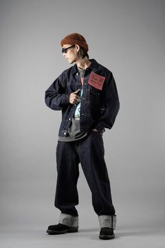 画像をギャラリービューアに読み込む, FULLCOUNT x POP TRADING COMPANY Type2 Jean Jacket / 13.7oz Zimbabwe Selvedge Denim (INDIGO BLUE)