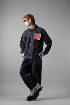 画像をギャラリービューアに読み込む, FULLCOUNT x POP TRADING COMPANY Drs Denim Pants / 13.7oz Zimbabwe Selvedge Denim (INDIGO BLUE)