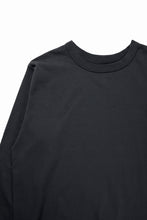 Load image into Gallery viewer, FULLCOUNT FLAT SEAM HEAVY WEIGHT LONG SLEEVE T SHIRT / ORIGINAL 30/2 TIGHT TENSION JERSEY (INK BLACK)