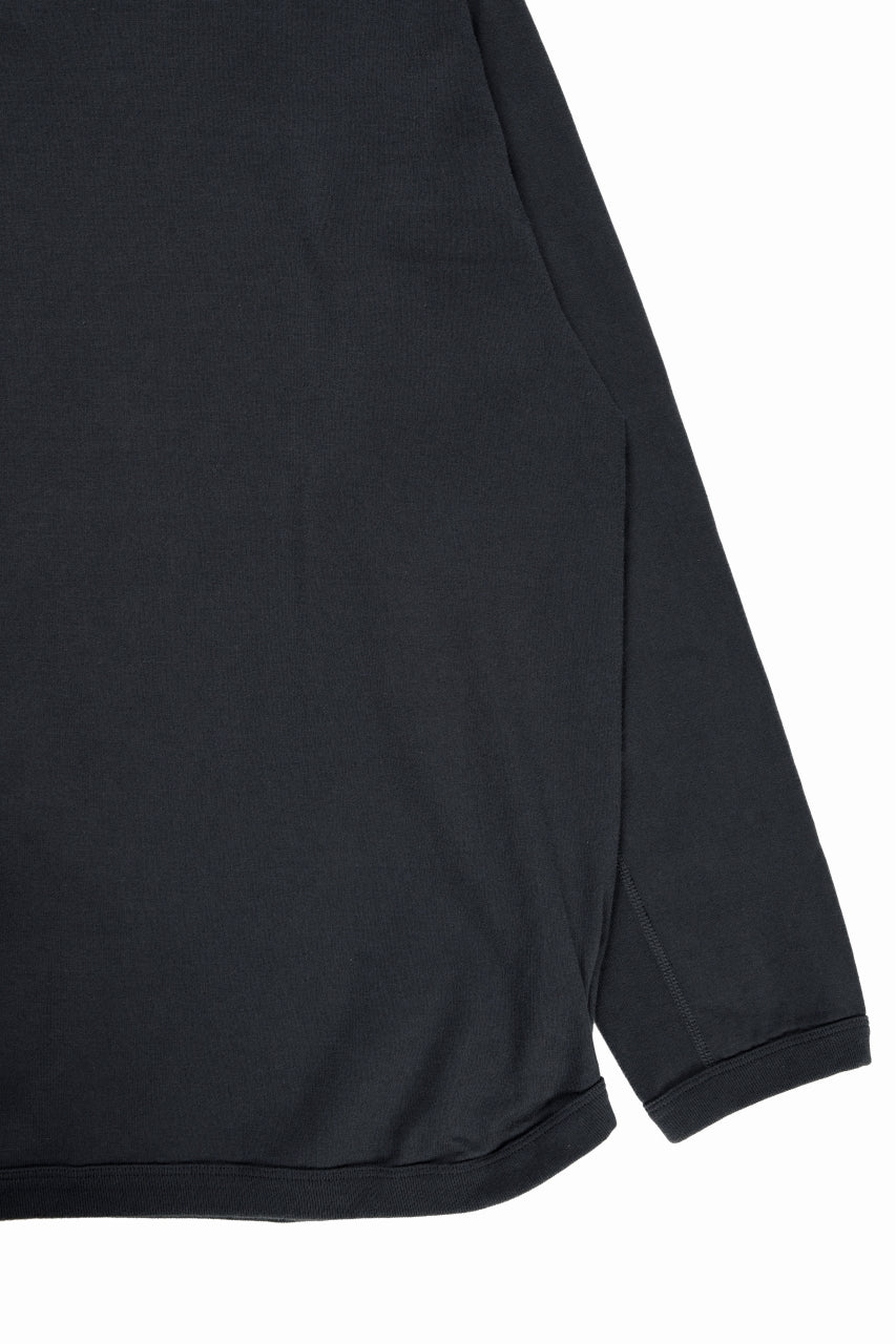 Load image into Gallery viewer, FULLCOUNT FLAT SEAM HEAVY WEIGHT LONG SLEEVE T SHIRT / ORIGINAL 30/2 TIGHT TENSION JERSEY (INK BLACK)